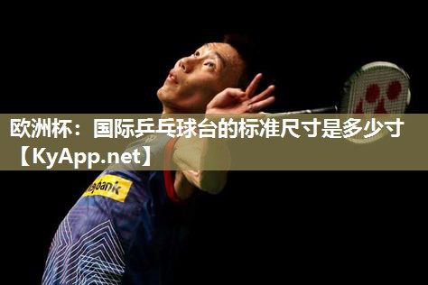 欧洲杯：国际乒乓球台的标准尺寸是多少寸