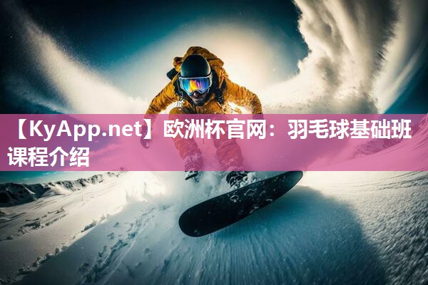 羽毛球基础班课程介绍